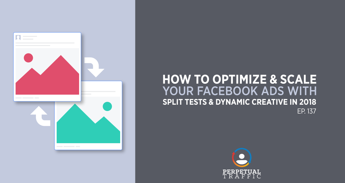 optimize facebook ad with split tests and dynamic creative 2018