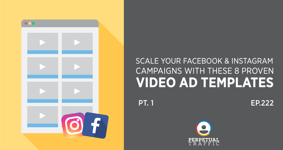 video ad template for Facebook and Instagram part 1